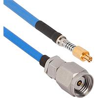 Amphenol SV Microwave MS185-085-FV67.3SMPS-060 RF Cable Assemblies 1.85mm STR M to VITA 67.3 SMPS  6"Cable