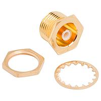 Amphenol RF 903-407J-51R Connectors BLHD JCK RES GLD SOLDER CUP