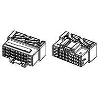 AMP Connectors - TE Connectivity 1743086-2 Housings LIF HYB 39P CAP ASSY BLK