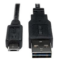 Tripp Lite UR050-010 USB 2.0 10' USB 2.0 UniRvr Cbl Male - MicroMale
