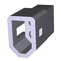 AMP Connectors - TE Connectivity 770340-3 Receptacle Housings 02P 0.062 COMM P&S PLUG BLACK