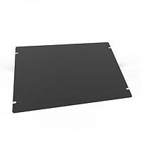 Hammond Manufacturing 1431-22BK3 Bottom Plate Bottom Plate 12 x 8" 20AWG Steel Black