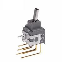 NKK Switches A24HV Process Sealed Subminiature Toggles ON-ON-ON .248 FLAT VERTICAL PC .4VA