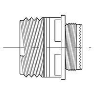 DEUTSCH - TE Connectivity D38999/20FE26PN Receptacles DTS 26C 26#20 PI