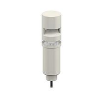 Banner Engineering TL50BLZB2AOS3C Tower Lights Beacon Tower Light: Gray Housing: 1-Color Sealed; Omnidirectional Pulsed Audible Indicator; Voltage: 100-240 V ac; Environmental Rating: IP67; Colors: Blue flash; 2 m (6.5 ft) Integral Cable