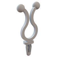 Essentra Components 23EZS0375C0040 Twist Tie Mounts Twist Lock, Snap in, .375 Hold, .040 Spacer