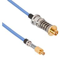 Amphenol SV Microwave FV67.3SMPM-047-FV67.3SMPS-060 RF Cable Assemblies VITA 67.3SMPM VITA 67.3 SMPS   6"Cable