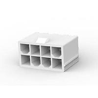 AMP Connectors - TE Connectivity 1586037-8 Shrouded VERT HDR NO PEGS 8P