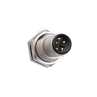 Amphenol LTW M12L-05PMEC-SF8C30 Sensor Cables / Actuator Cables M12 Circular Metric Connector, L Code, Metal, 16A, 05 pins, Male Connector, Male (Power) + Female (Ground) Contact, Hexagonal, Screw Thread, Solder, Receptacle With Cable/Wire, Length 300mm, IP68 / IP69K