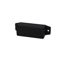 Bud Industries AN-2850-AB Electrical Enclosures Aluminum Enclosure with Mounting Flanges Black (3.5 X 1.4 X 1.2 In)