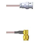 Amphenol Custom Cable Q-0I0330001018i RF Cable Assemblies BNC-SP/SMA-RP G178 18I