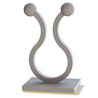 Essentra Components 23EZAB580TAB Twist Tie Mounts Twist Lock, Adhesive, .580 Hold Dia