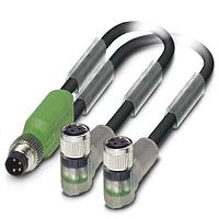 PHOENIX CONTACT 1458774 Sensor Cables / Actuator Cables SAC-3P-M8Y/2X3,0- PUR/M 8FR-2L