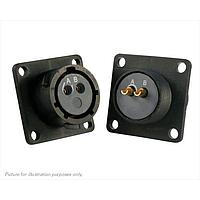 Eaton Souriau-Sunbank UTS012E2S Receptacles 2P SQ FLANGE SOCKET RECEPTACLE SIZE 12E