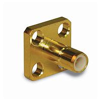 Amphenol RF 142162 Connectors SMB Panel Mount Jack 4-Hole Flange Solder Cup 50 Ohm