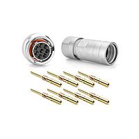 Amphenol SINE Systems RT06128SNH03SS-K Connector Kits Plug Kit, Socket, wi silicone seal IP69k