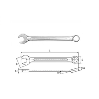 Yato YT-0344 Combination spanner 15mm