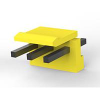 AMP Connectors - TE Connectivity 2-1123723-3 Headers & Wire Housings 3.96 EP HDR ASSY 3P(YELLOW)