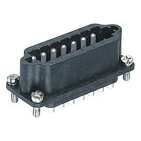 HARTING 09700142613 Inserts MALE INSERT HAN 10A SLDR TERM