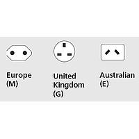 SL Power KT1027K Interchangeable Plugs Blade Kit with 1 of each: EU, UK, AU