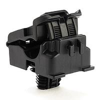 HellermannTyton 156-02718 Cable Mounting & Accessories Fir Tree Mount Ratchet Clamp, 0.24 - 0.54" Bundle Dia, FT9X17, PA66HIRHSUV, Black, 25/bg