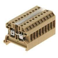 Weidmuller 0499560000 DIN Rail Terminal Blocks SAK 2.5/10/35