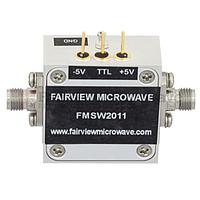 FairviewMicrowave FMSW2011 2.92mm PIN Diode Switch SPST (50 Ohm, 50 MHz - 40 GHz, +30 dBm, 2.92mm Female)
