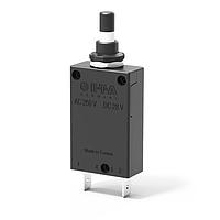 E-T-A Circuit Breakers 2-5700-IG1-P10-3.2A Thermal Magnetic Circuit Breakers Single pole thermal circuit breaker with press-to-reset, tease-free, trip-free, snap action mechanism. Type 2-5700 can be supplied as a push-push switch/circuit breaker (R-type TO CBE to EN 60934 in press-to-reset configuration; S-typ