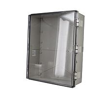 Bud Industries NBF-32232 NEMA Box NEMA Enclosure ABS Poly Blend, Clear Polycarbonate Door (19.7 X 15.8 X 6.3 In)