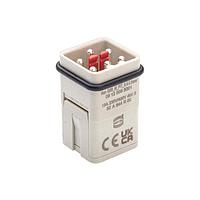 HARTING 09120075001 Inserts Han Q 7/0 Push-In Male Insert