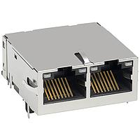 Bel Magnetic Solutions 0826-1X2T-HS-F Magnetic Jack 1X2 1G 100W PoE w/LED