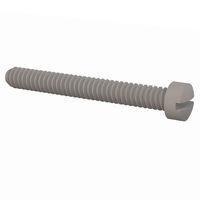 Essentra Components 010632F112 Machine Screw Fillister Slotted Screw, #6-32 Thread, 1 1/8 Lg