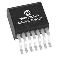 Microchip Technology MSC080SMA120SDT/R SiC MOSFETS MOSFET SIC 1200 V 80 mOhm TO-263-7 XL