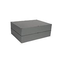 Bud Industries PN-1343-DG Electrical Enclosures IP65 NEMA 4X Box Dark Gray (11.8 X 9.1 X 4.4 In)