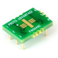 Chip Quik PA0049C Adapters MLP/DFN-6 to DIP-6 SMT Adapter (0.5 mm pitch, 2 x 2 mm body) Compact Series