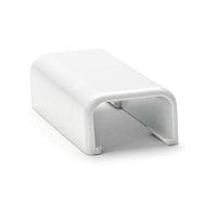 HellermannTyton TSRP1W-14 Wire Ducting & Raceways Splice Cover, 3/4", PVC, 3-Piece, White, 10 Individual/bg