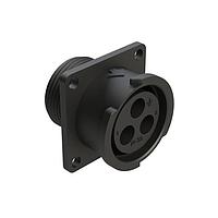 Amphenol SINE Systems FLS014N3S03 Connectors 3 POS SQUARE FLANGE RECEPT