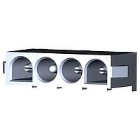 AMP Connectors - TE Connectivity 194096-3 Heavy Duty Power Connectors SMATE-N-LOK;PIN HDR ASSY 4C HC