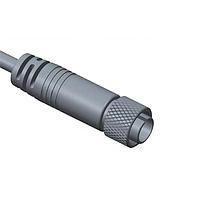 Amphenol LTW 105-02AFMM-SL7A04 Sensor Cables / Actuator Cables M Series Sensor Connector, M10.5, Metal, 2A, 02 pins, Female Connector, Male Contact, Straight, Screw Thread, Overmolded, Length 4000mm, IP67