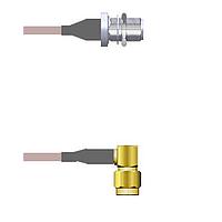 Amphenol Custom Cable Q-22035000R144i RF Cable Assemblies N-SJB/SMA-RP G316D 144I