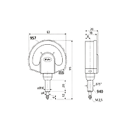 Mahr 4332905KAL Mechanical Dial Comparators (1010ZT, ± .0100", IP54)