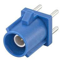 Rosenberger 59S10H-400T5-C PCB Connectors PlugPCBoardSolderPns Straight C Blue