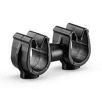 HellermannTyton 156-02316 MOC Clip to MOC Clip MOC Clip to MOC Clip, 8 mm, 8 mm, PA66HIRHSUV, Black, 1000/ctn