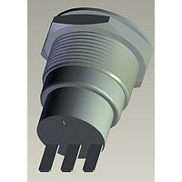 P&B AV1911D712Q04 Anti-Vandal AV19 SPL 3A SPOT LED BLUE 12V