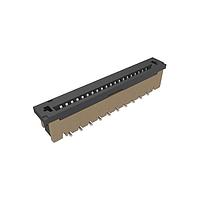 Amphenol FCI SFW20S-6STE1LF Board Mount 1.00mm Flex Connector, SFW Straight series, 20 Position, Top Entry Surface Mount, ZIF, CIC connector, Lead Free.