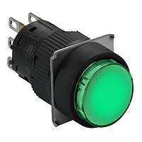 SCHNEIDER XB6EAA31P Pushbutton Switches PB Spring Ret, Round, green, 1 NO/NC,