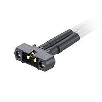 Harwin M80-MCPM5M1-02-0150L Discrete Wire Cable Assemblies 1X2 MALE POWER SNGL 10 AWG