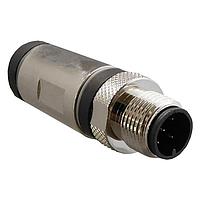 Stewart Connector SS-12000-018 Straight M12 A-Code Male Plug 5 Contacts