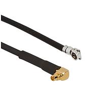 Amphenol RF 095-900-555-100 RF Cable Assemblies AMC4 Right Angle Plug to MMCX Right Angle Plug 1.13 mm 50 Ohm 100 mm (3.93 Inches)