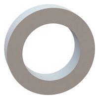 Essentra Components 17W01552 Flat Washer Flat Washer, .169 ID, .257 OD, .063 Thick, Natural, Nylon